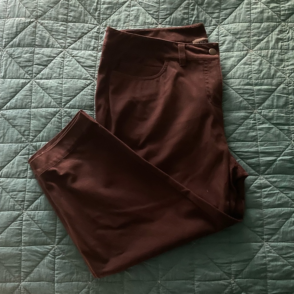 Eileen Fisher Slim Ankle Pant with zipper